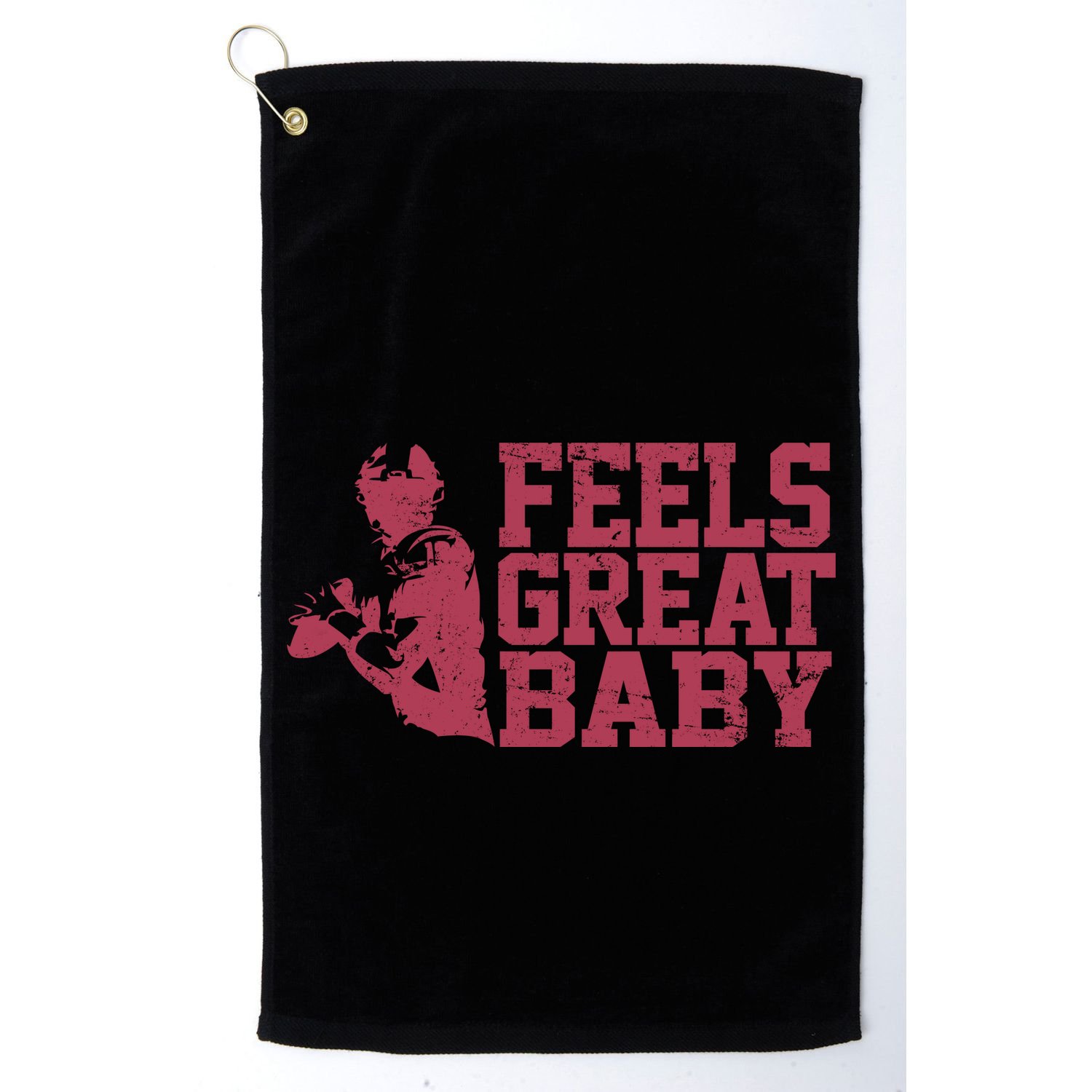 Feels Great Baby Jimmy G Football Vintage Golf Towel