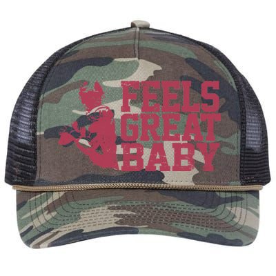 Feels Great Baby Jimmy G Football Vintage Retro Rope Trucker Hat Cap