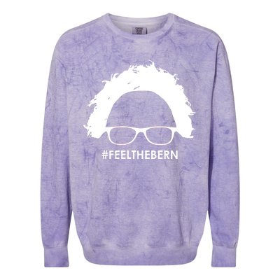 #feelthebern Feel The Bern Bernie Sanders Colorblast Crewneck Sweatshirt