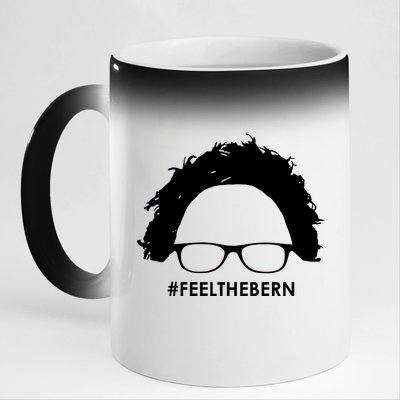 #feelthebern Feel The Bern Bernie Sanders 11oz Black Color Changing Mug