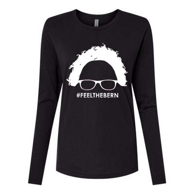 #feelthebern Feel The Bern Bernie Sanders Womens Cotton Relaxed Long Sleeve T-Shirt