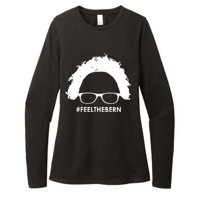 #feelthebern Feel The Bern Bernie Sanders Womens CVC Long Sleeve Shirt