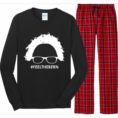 #feelthebern Feel The Bern Bernie Sanders Long Sleeve Pajama Set