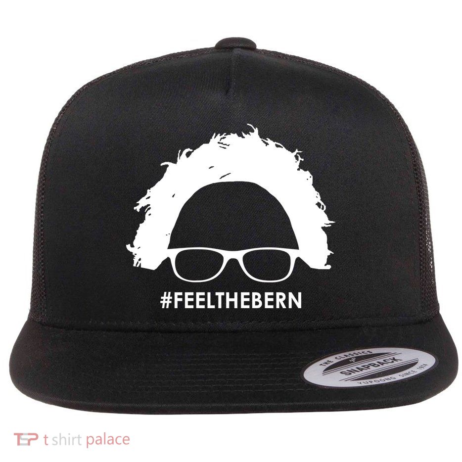#feelthebern Feel The Bern Bernie Sanders Flatbill Hat