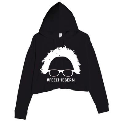 #feelthebern Feel The Bern Bernie Sanders Crop Fleece Hoodie