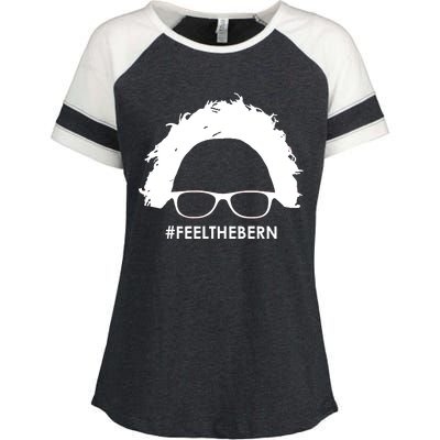 #feelthebern Feel The Bern Bernie Sanders Enza Ladies Jersey Colorblock Tee