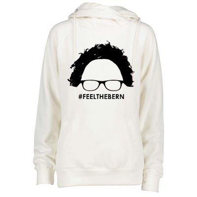 #feelthebern Feel The Bern Bernie Sanders Womens Funnel Neck Pullover Hood