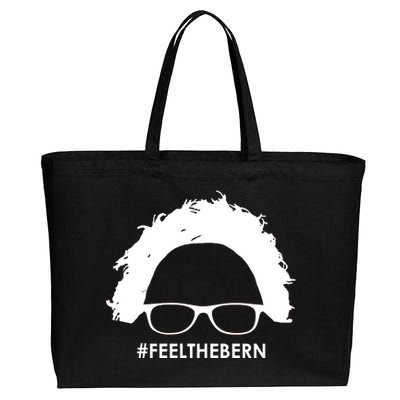 #feelthebern Feel The Bern Bernie Sanders Cotton Canvas Jumbo Tote