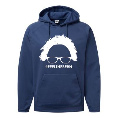 #feelthebern Feel The Bern Bernie Sanders Performance Fleece Hoodie