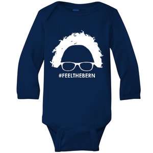 #feelthebern Feel The Bern Bernie Sanders Baby Long Sleeve Bodysuit