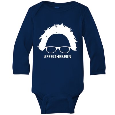 #feelthebern Feel The Bern Bernie Sanders Baby Long Sleeve Bodysuit