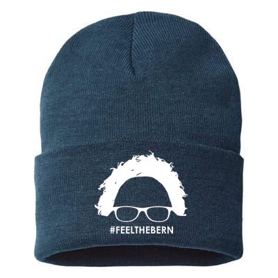 #feelthebern Feel The Bern Bernie Sanders Sustainable Knit Beanie