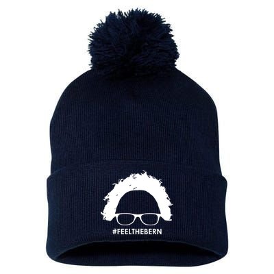 #feelthebern Feel The Bern Bernie Sanders Pom Pom 12in Knit Beanie