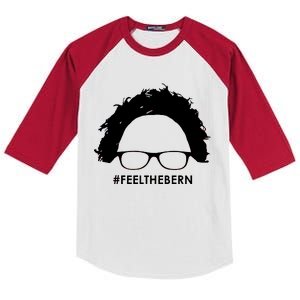 #feelthebern Feel The Bern Bernie Sanders Kids Colorblock Raglan Jersey