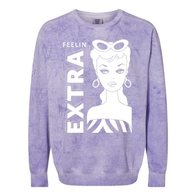 Feelin Extra Colorblast Crewneck Sweatshirt