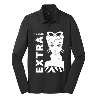 Feelin Extra Silk Touch Performance Long Sleeve Polo