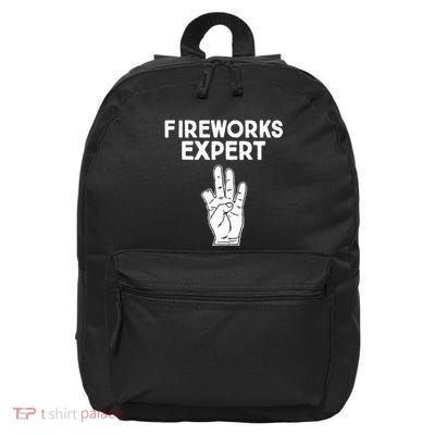 Fireworks Expert Funny Fireworks Expert 16 in Basic Backpack
