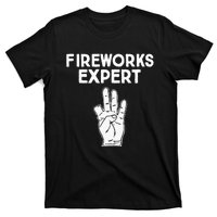 Fireworks Expert funny Fireworks Expert T-Shirt