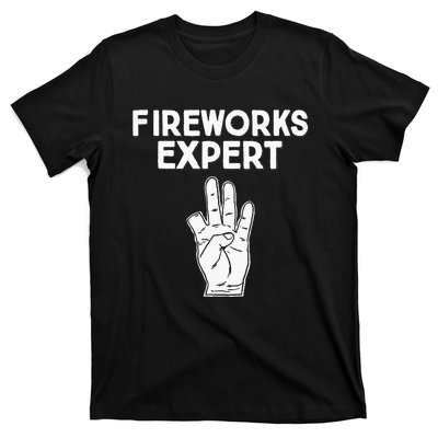 Fireworks Expert funny Fireworks Expert T-Shirt