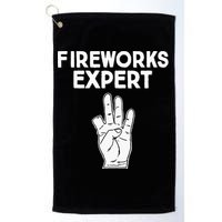 Fireworks Expert funny Fireworks Expert Golf Towel