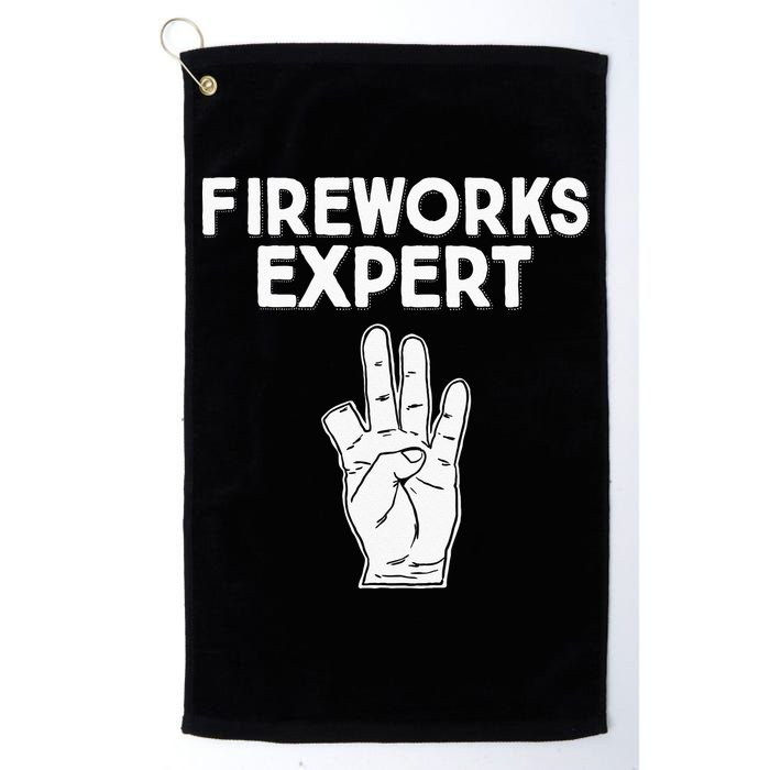 Fireworks Expert funny Fireworks Expert Golf Towel