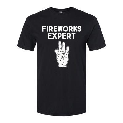 Fireworks Expert funny Fireworks Expert Softstyle CVC T-Shirt