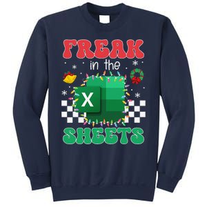 Funny Excel Freak In The Sheets Spreadsheet Ugly Christmas Sweatshirt