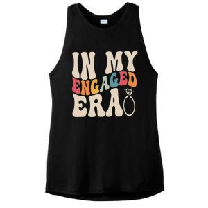 Funny Engagement Fiance In My Engaged Era Bachelorette Party Ladies PosiCharge Tri-Blend Wicking Tank