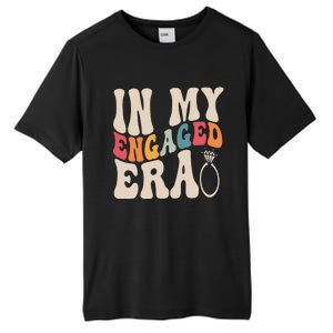 Funny Engagement Fiance In My Engaged Era Bachelorette Party Tall Fusion ChromaSoft Performance T-Shirt