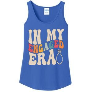 Funny Engagement Fiance In My Engaged Era Bachelorette Party Ladies Essential Tank