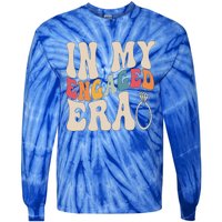 Funny Engagement Fiance In My Engaged Era Bachelorette Party Tie-Dye Long Sleeve Shirt