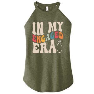 Funny Engagement Fiance In My Engaged Era Bachelorette Party Women's Perfect Tri Rocker Tank