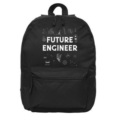 Future Engineer Funny Men Women Engineering Student Gifts 16 in Basic Backpack