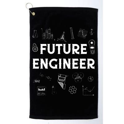 Future Engineer Funny Men Women Engineering Student Gifts Golf Towel
