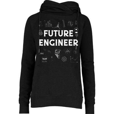 Future Engineer Funny Men Women Engineering Student Gifts Womens Funnel Neck Pullover Hood