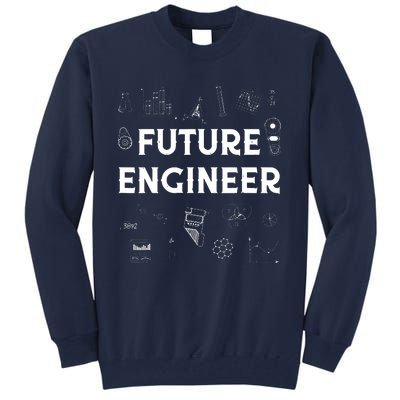 Future Engineer Funny Men Women Engineering Student Gifts Tall Sweatshirt