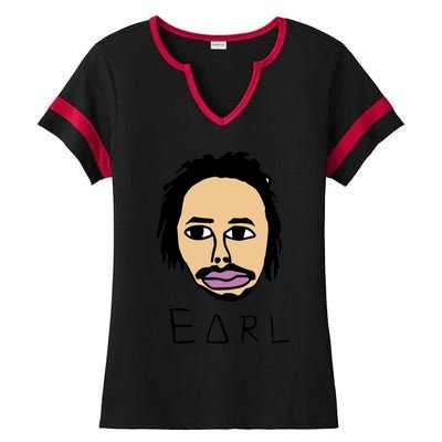 Free Earl Ladies Halftime Notch Neck Tee