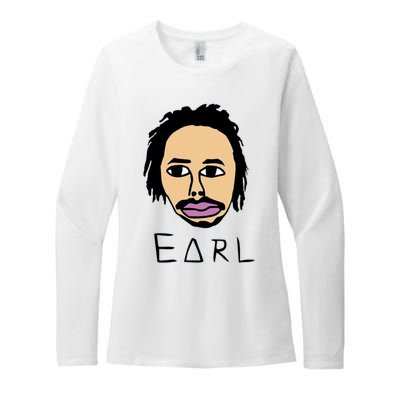 Free Earl Womens CVC Long Sleeve Shirt