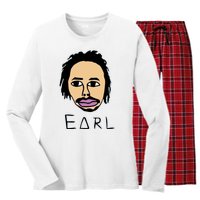 Free Earl Women's Long Sleeve Flannel Pajama Set 