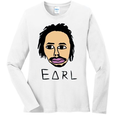 Free Earl Ladies Long Sleeve Shirt