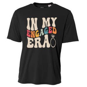 Funny Engagement Fiance In My Engaged Era Bachelorette Party Cooling Performance Crew T-Shirt