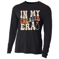 Funny Engagement Fiance In My Engaged Era Bachelorette Party Cooling Performance Long Sleeve Crew