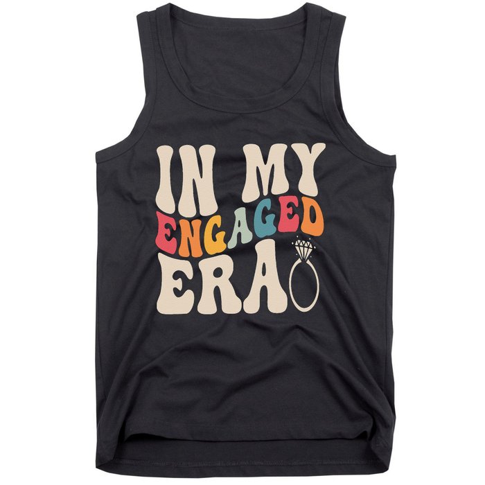 Funny Engagement Fiance In My Engaged Era Bachelorette Party Tank Top