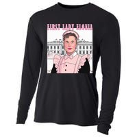 Funny Elon First Lady Elonia Cute Vintage Cooling Performance Long Sleeve Crew