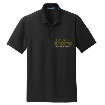 Flat Earth Dry Zone Grid Polo