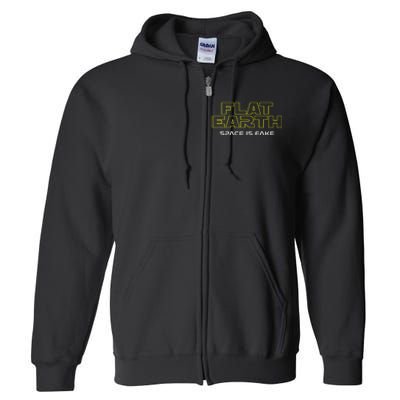 Flat Earth Full Zip Hoodie