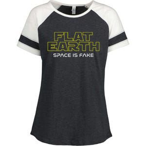 Flat Earth Enza Ladies Jersey Colorblock Tee