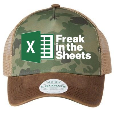 Funny Excel Freak In The Sheets Legacy Tie Dye Trucker Hat
