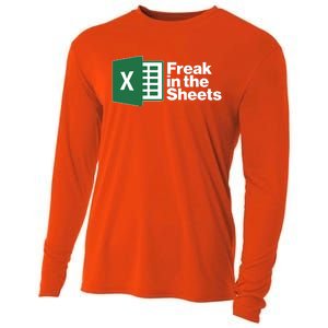 Funny Excel Freak In The Sheets Cooling Performance Long Sleeve Crew