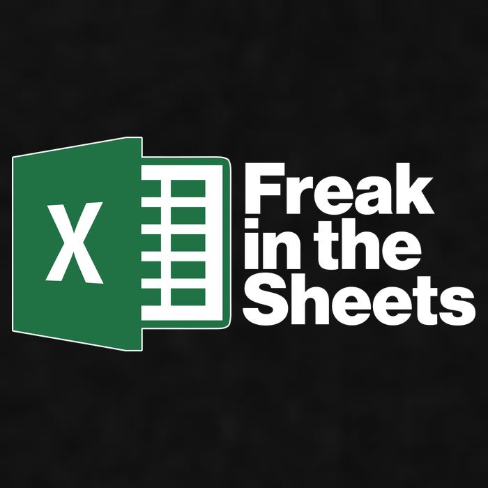 Funny Excel Freak In The Sheets Ladies PosiCharge Tri-Blend Wicking Tank